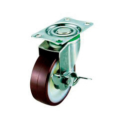 Casters - Turntable and rotation stop, SUS-ES series. SUS-E-100NS