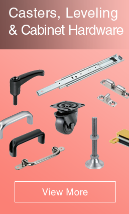 Casters, Leveling & Cabinet Hardware
