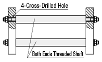 Ejes lineales de precisión: ambos extremos roscados: imagen relacionada