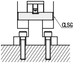 Pasadores de pivote de precisión: rectos, con tornillo de fijación plano: imagen relacionada