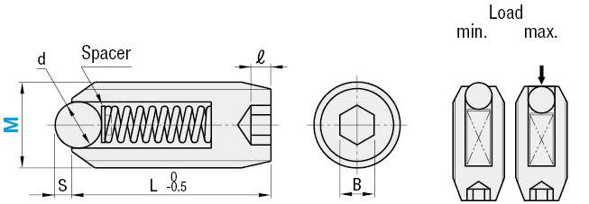 Émbolos de bola - Largos de acero inoxidable: Related Image