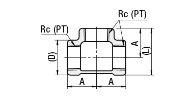 Accesorios de tubería de baja presión - T: imagen relacionada