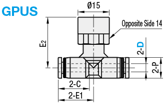 Manómetros - Unión recta: imagen relacionada