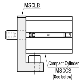 Soportes compactos de cilindros - Placas de muñón de cilindro: Imagen relacionada