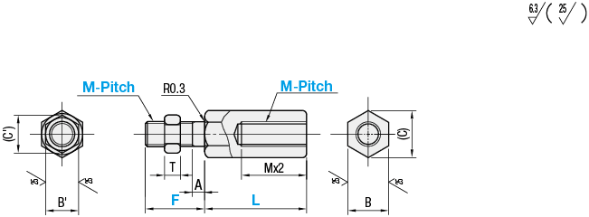 Varillas de acoplamiento para cilindros de aire: Imagen relacionada
