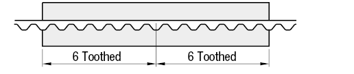 Placa de sujeción de correa de distribución - Tipo de ajuste de tuerca, doble: Imagen relacionada