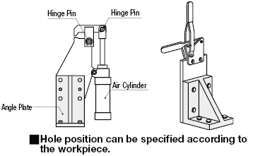 Placas angulares de precisión: fundición de hierro fundido / aluminio / fundición de acero inoxidable, posición configurable del orificio, orificios perforados: imagen relacionada