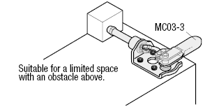 Abrazaderas de palanca: agarradera horizontal, base horizontal o vertical tipo jalar-empujar: Related Image