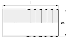 Accesorios de tubería sanitaria - Junta de férula, en forma de L: imagen relacionada