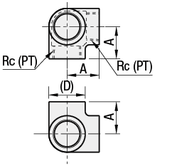 Accesorios de tubería de baja presión - Codo de 3 puertos: Imagen relacionada