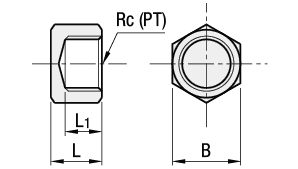 Accesorios de latón para tubos de acero - Tapas: imagen relacionada