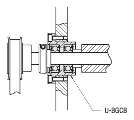 Bearings with Housings - Inch Housings, Double Bearings with Retaining Rings, Compact:Related Image