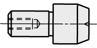 Pasadores de localización: cabeza grande con vástago roscado, configurable P (INCH): imagen relacionada