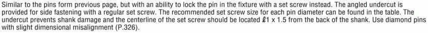 Locating Pins for Jigs & Fixtures - Precision, Set Screw Fixing with Shoulder:Related Image