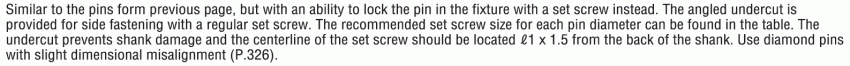 Locating Pins for Jigs & Fixtures - Set Screw Fixing with Shoulder:Related Image
