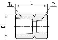 Accesorios de latón para tubos de acero - Dado reductor: imagen relacionada