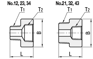 Accesorios de latón para tubería de acero - Dado reductor, roscado / roscado: Imagen relacionada