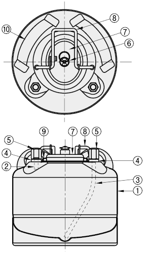 Tanques de presión - Tipo simplificado: Imagen relacionada