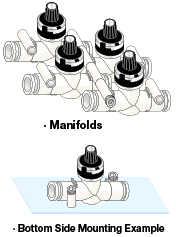 Controladores de caudal - Unión recta: imagen relacionada