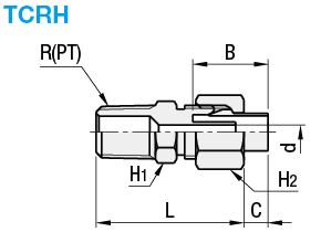 Acoplamientos con inserción de tubo - Conector: imagen relacionada
