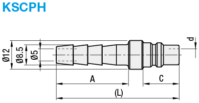 Acopladores de aire - Ligero, enchufe, conector de tubo: imagen relacionada