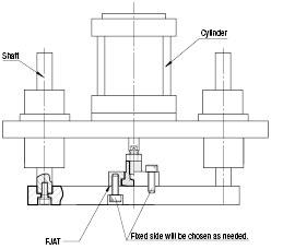 Juntas flotantes: conjunto de brida de montaje / conector de cilindro: imagen relacionada