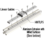 Tuercas largas -Para extrusiones de aluminio de la serie HFS5- -L Dimensión configurable-: Imagen relacionada