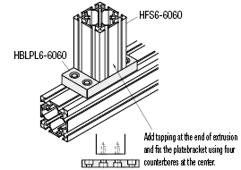 Soportes de placa -Para la serie HFS6-: imagen relacionada