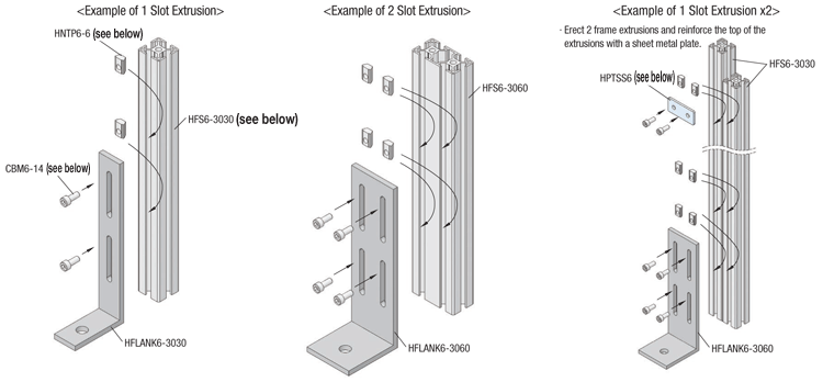 Soportes de anclaje para extrusiones de aluminio -Sheet Metal-: imagen relacionada