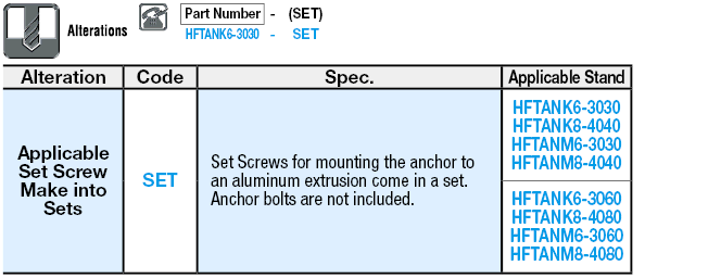 Soportes de anclaje para extrusiones de aluminio Tipo de ancla de 4 puntos / Tipo de ancla de 2 puntos: imagen relacionada