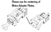 Placas de adaptador de motor para actuador de eje único LX45, herramientas de centrado de adaptador de motor: imagen relacionada