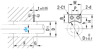 Topes para rodamientos lineales: imagen relacionada