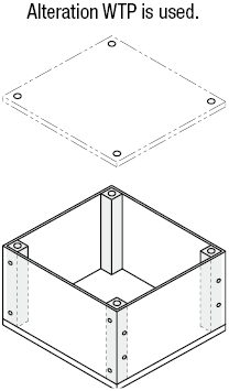 Postes cuadrados - Ambos extremos roscados: Imagen relacionada