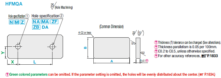 Placas / soportes de montaje fresados de 6 superficies - Dimensión OD Configurable: Imagen relacionada