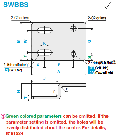 Placas / soportes de montaje de chapa (para sensores) -Z Bend Type-: Imagen relacionada