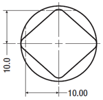 [NAAMS] Pin de ubicación Cabezal grande de dos diámetros: imagen relacionada