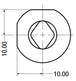 [NAAMS] Pin de ubicación Cabezal pequeño de dos diámetros: imagen relacionada