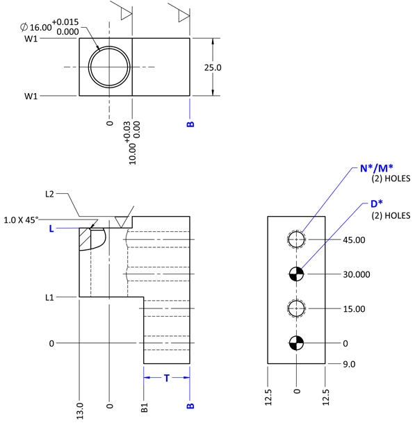[NAAMS] Pin Retainer APR L-Shape 4 Tipo de agujeros frontales: Imagen relacionada