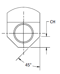 Retenedor de pin [NAAMS] APR en forma de L, tipo 4 orificios laterales: Related Image
