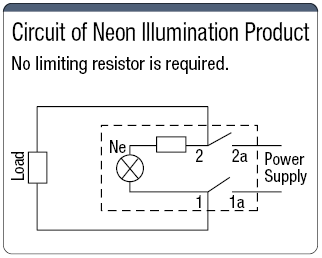 Interruptor basculante iluminado / no iluminado: imagen relacionada