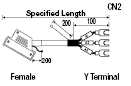 Mitsubishi PLC-Support, arneses de ángulo de la serie Q: imagen relacionada