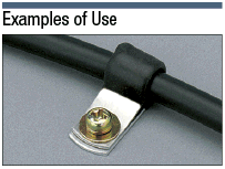Clip de cable (acero / revestimiento de resina): imagen relacionada