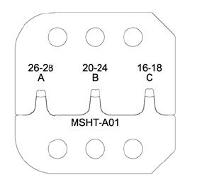 Herramientas de engarzado manuales del conector dinámico original (serie D3100 / D3200): imagen relacionada