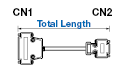 Serial RS232C 25 Core ⇔ 9 Core Cable de conexión recta (con conectores DDK): imagen relacionada