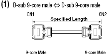 Cable compatible con Omron Touch Panel NB/NS/NT631/NT31 (con conectores DDK): imagen relacionada