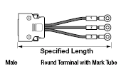 Cable de alambre discreto IEEE1284 (MDR) (con conector 3M): imagen relacionada