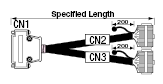 Adaptador de cable de derivación 1 a 2 (con conector original MISUMI): imagen relacionada