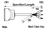 Cable de contramedida EMI de uso general / Tipo de selección Dsub de alta densidad: Imagen relacionada