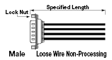 Cable de alambre discreto con conector sin capucha: imagen relacionada
