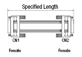 Cable con conector FCN Modelo de cable plano: imagen relacionada
